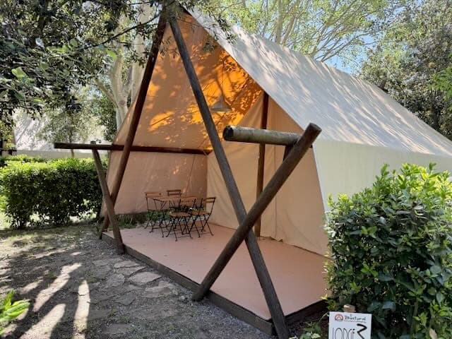 Lodge glamping B-Natural nella pineta